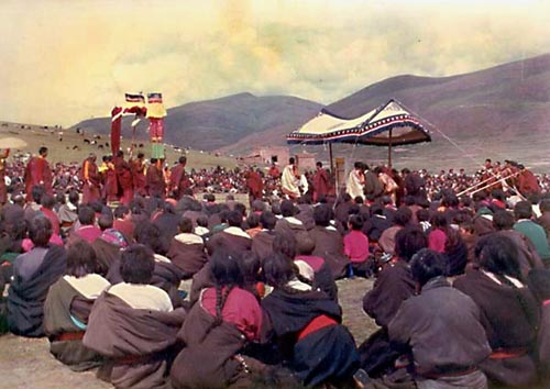 Kyabje Dorzong Rinpoche In Tibet